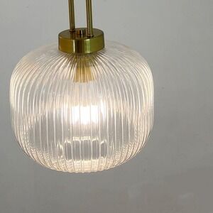 Clear Pendant Light - NIB